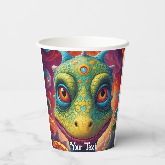  Baby shower dino-mite  Paper Cups (Back)