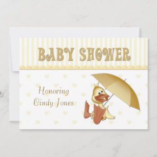 Baby Shower Duck Invitation