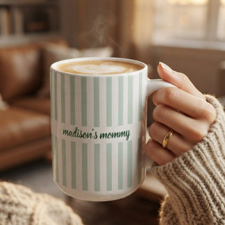 Baby Shower | Elegant Script Mum Dad Aunt Custom Coffee Mug