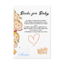 Baby shower Enclosure card
