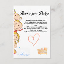 Baby shower Enclosure card
