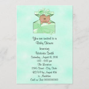 Baby Shower Ethnic Baby Gender Neutral Invitation