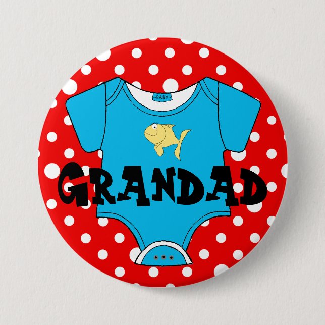 Baby Shower Family Names- Favour 7.5 Cm Round Badge (Front)