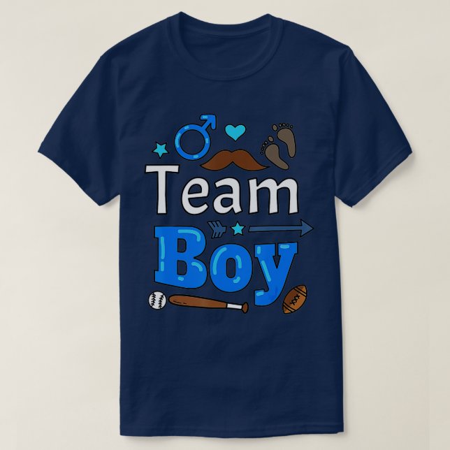 Baby Shower Family Outfit - Team Boy Team Girl Gen T-Shirt (Design Front)