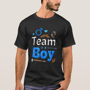 Baby Shower Family Outfit Team Boy Team Girl Gende T-Shirt