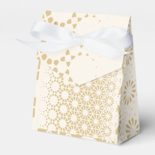 Baby Shower Favor Box with Ribbon Geometric & Baby