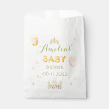 Baby shower favour bags pink cute bunny party