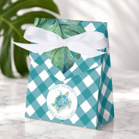 Baby Shower Favour Boxes Tropical Sea Turtle