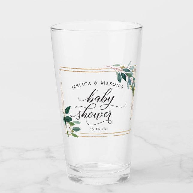 Baby Shower Favour Gift Glass (Front)