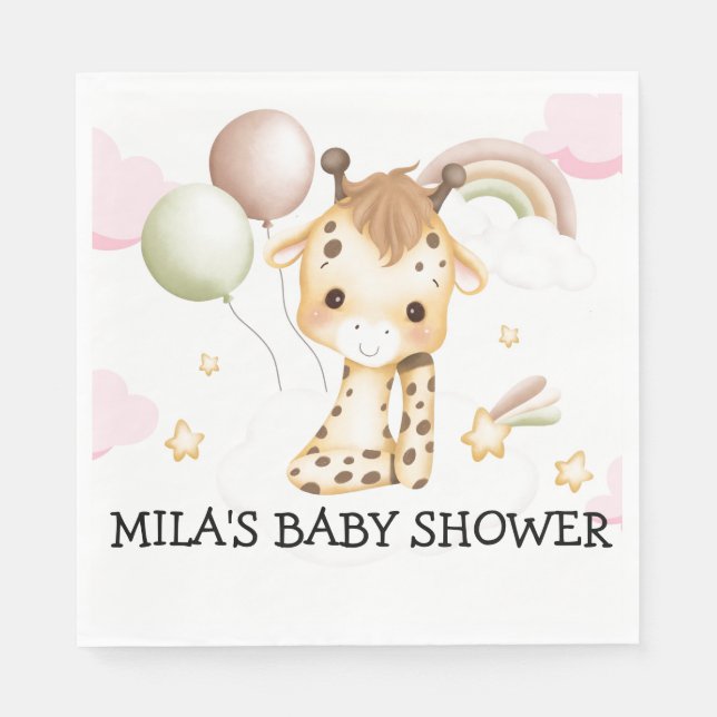 BABY SHOWER FAVOUR  NAPKIN (Front)