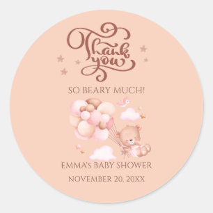 Baby Shower Favour Sticker