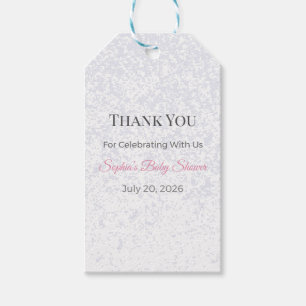 Baby Shower Favour Tag Oh Baby Sophia