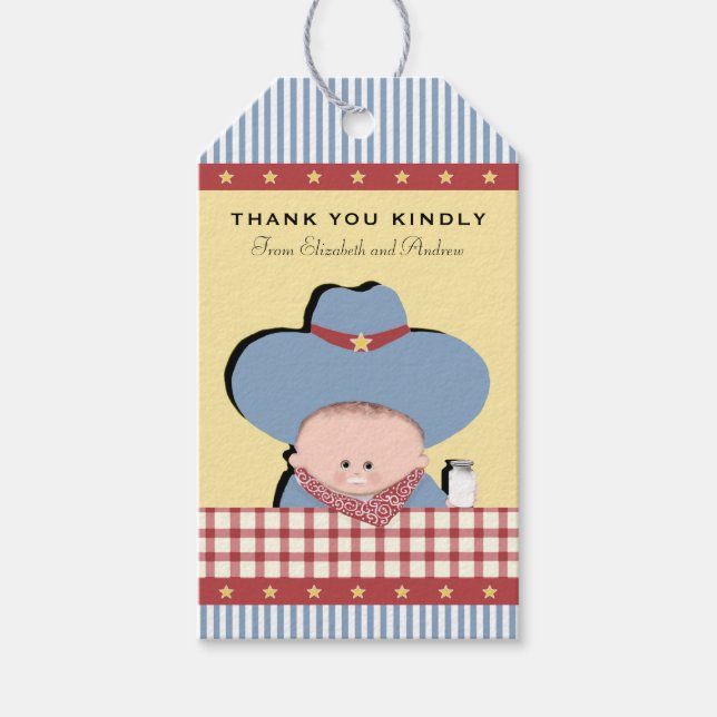 Baby Shower Favours Gift Tags (Front)