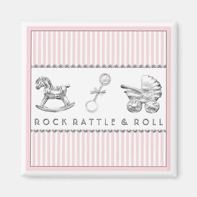 Baby Shower Favours Magnet (Front)