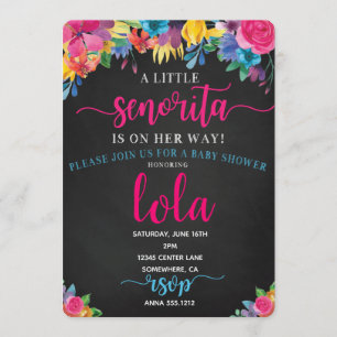 BABY SHOWER FIESTA INVITE