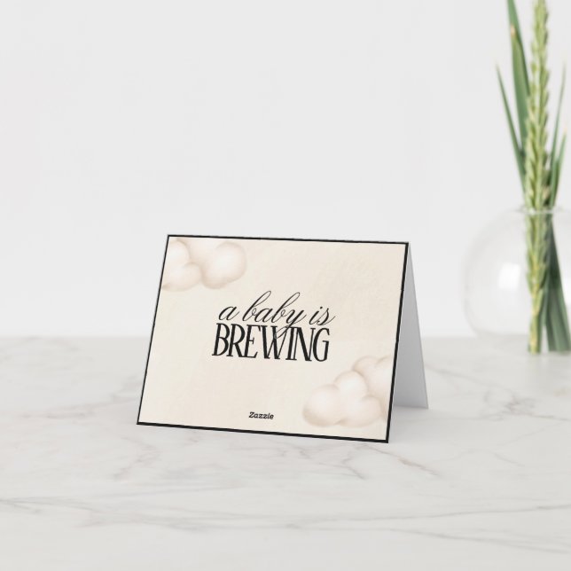 Baby Shower Food and Beverage Placecards Invitation (Back)