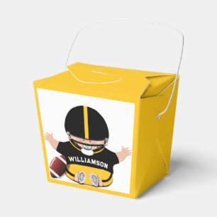 Baby Shower Football Theme Favour Box