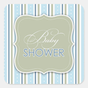 Baby Shower for a Boy Sticker