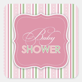 Baby Shower for a Girl Sticker