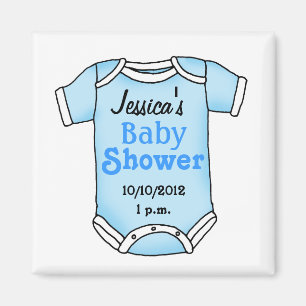 Baby shower for baby boy magnet