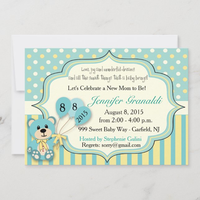 Baby Shower for Girl or Boy Invitation (Front)