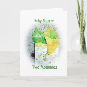 Baby Shower for two mommies to be Invitation