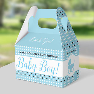 Baby Shower Gable Box with Stroller - Baby Boy