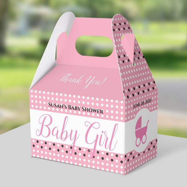Baby Shower Gable Box with Stroller - Baby Girl (Creator Uploaded)