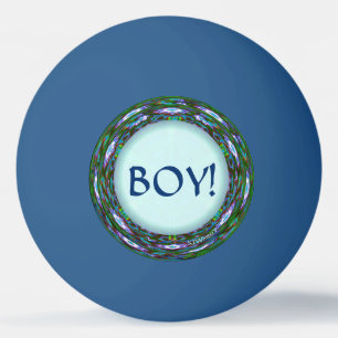 Baby Shower Game! Boy or Girl? Team Boy! Ping Pong Ball