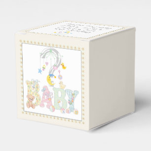 Baby Shower Gender Reveal Favour Box