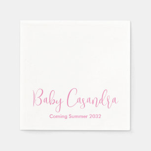 Baby Shower Gender Reveal Paper Party Napkins