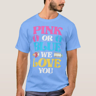 Baby Shower Gender Reveal Party Baby Party Gender  T-Shirt