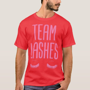 Baby Shower Gender Reveal Team Lashes T-Shirt