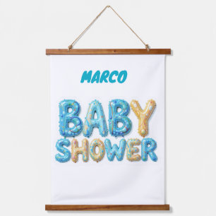 Baby shower gift hanging tapestry