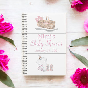 Baby Shower Gift List Baby Romper Hat Shoes Girl  Notebook