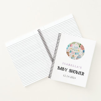 Baby Shower Gift List Notebook
