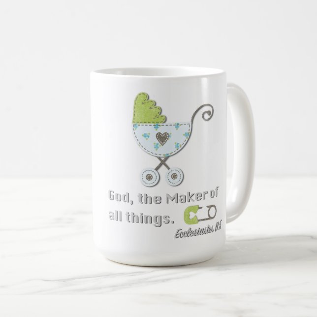 Baby Shower Gift Mug (Front Right)