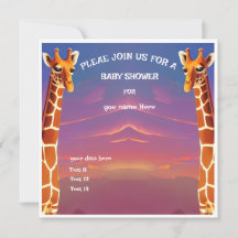 Baby Shower Giraffes Gifts