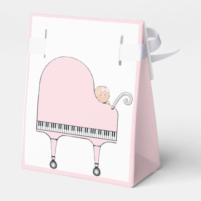 Baby Shower Girl Favour Box (Back Side)