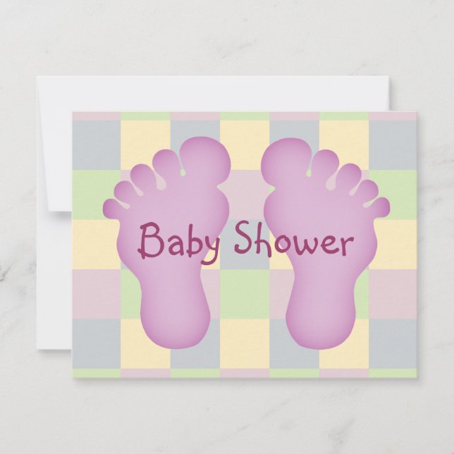 Baby Shower girl Invitation (Front)