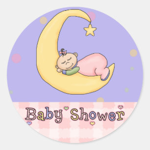 Baby Shower- Girl: Invitation Envelope Seals