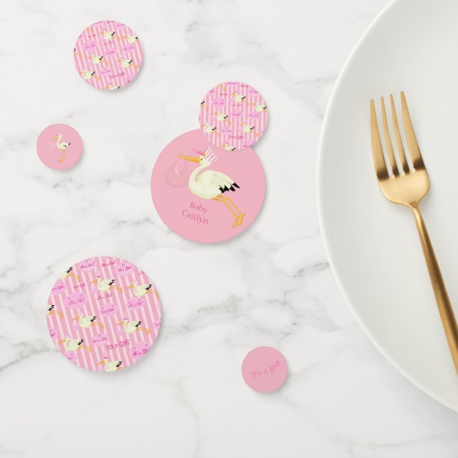 Baby Shower girl theme Confetti (Group)