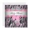 Baby Shower Girl Zebra Pink Princess Black
