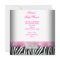 Baby Shower Girl Zebra Pink Princess Black