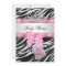 Baby Shower Girl Zebra Pink Princess Tiara