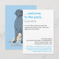 baby shower great dane Minimal Drawing
