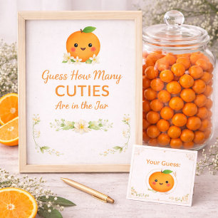 Baby Shower Guess How Many Cuties Photo Print