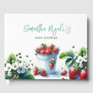 Baby Shower Guest Book Berry Sweet