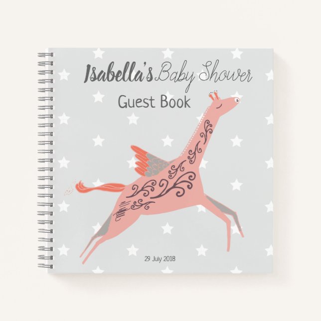 Baby Shower Guest Book Blank Pages (Front)