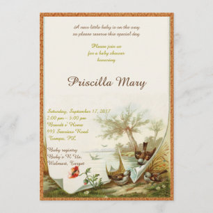 Baby Shower honouring. Invitation
